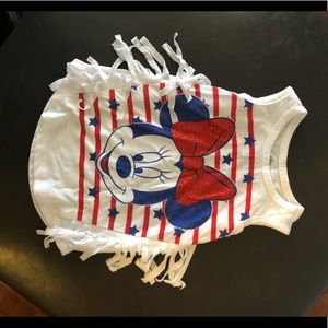 Patriotic Minnie Mouse tank top